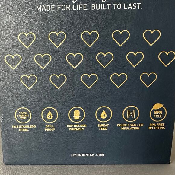 New! Limited Edition Hydrapeak “Journey” 25 oz Stainless Steel Insulated Tumbler - Picture 6 of 7